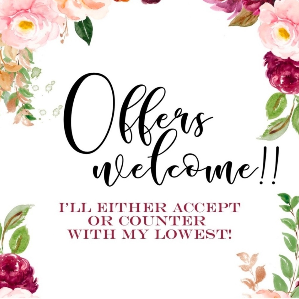 Offers welcome! 🎊